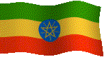 [Waving Ethiopia Flag]